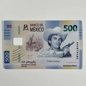 Chalino Sanchez 500 Pesos Debit/Credit Card Sticker Cover Chalino Sanchez 500 Pesos Debit/Credit Card Sticker Cover