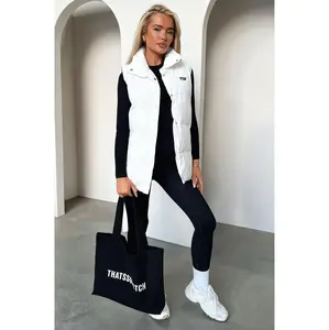 Sabre Puffer Vest - Cream