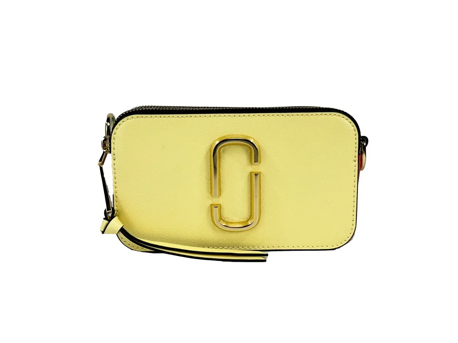 Pre-owned MARC JACOBS Leather Crossbody bags The Snapshot Crossbody Bag (Pastel Yellow Women's Multi)