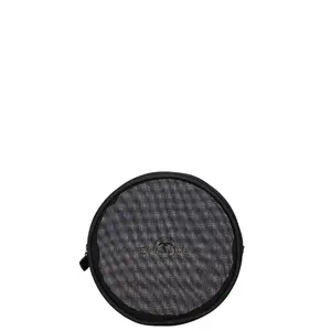 Pre-owned CHANEL Nylon Small Leather Goods Coco Mark Pouch