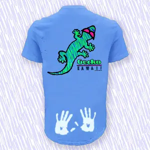 Gecko High Lighter - 1980's Blue Hyperflash T-Shirt