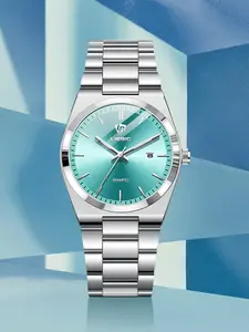 Men's Business Fashion Analog Quartz Watch, Fashion Waterproof & Luminous Bracelet Watch with Date Feature, Trendy All-match & Exquisite Fashionable Wristwatch for Birthday Gift