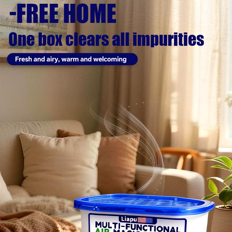 Liapu Air Purifying Box - Multi-Functional Odor Eliminator with Wide Coverage, Perfect for Removing Smells in Home, Office, and Car Interiors, No Trace Formula