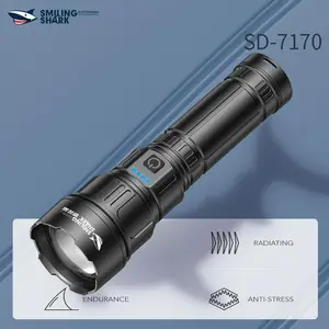 【SD-7170】Smilingshark multifunctional flashlight, three -gear lighting, Can Charge Mobile Phone, easy to carry, meet your daily use needs