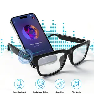 Smart Glasses,Polarized Bluetooth Sunglasses with Mic & Speakers,Touch & Voice Control,UV Protection,Anti Blue Light Lens,Music & Hands-Free Calling,Unisex