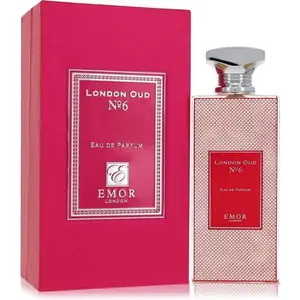 Emor London Oud No.6 Unisex Eau de Parfum - 4.2 fl oz, Blood Orange & Citrus Blend, Elegant Floral Scent, High Quality Perfume, New Box, Premium Fragrance Product, Elegant Floral Fragrance, Fragrances Perfumes