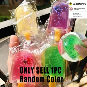 1pc Simulation Ice Column Compression Squishy Toy, Stress Relief Flashing Star, Sensory Gift, Random Color, Relaxation Toy for Kids