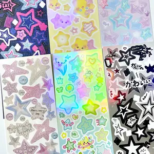 Holo Stars Sticker - Decorative Sticker for Home Decor and Ornaments