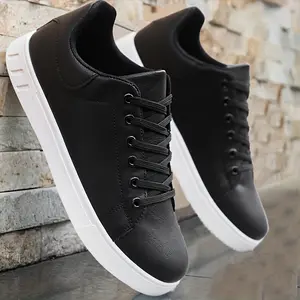 2026 Autumn Men's Soft Bottom Leather Skateboarding Shoes Anti-slip Work & Training Sneakers for Sports and Leisure