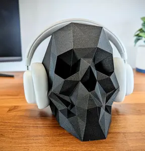 BeamTeam3D Skull Headphone Holder - Desk Organizer Stand