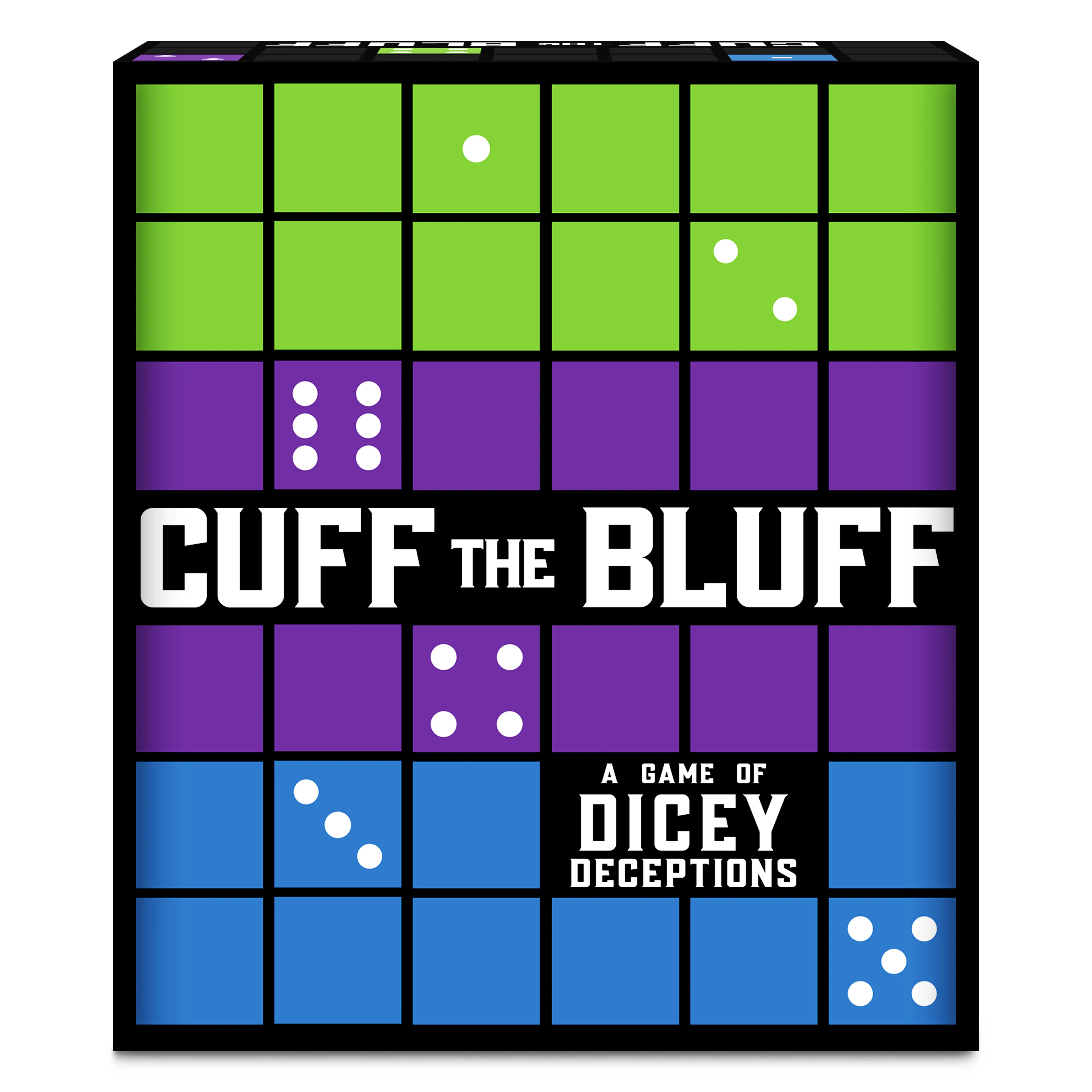Cuff The Bluff - A Fun Bluffing Dice & Card Game - Family-Friendly Party Game for Kids, Teens & Adults - Perfect Gifts for Ages 12+
