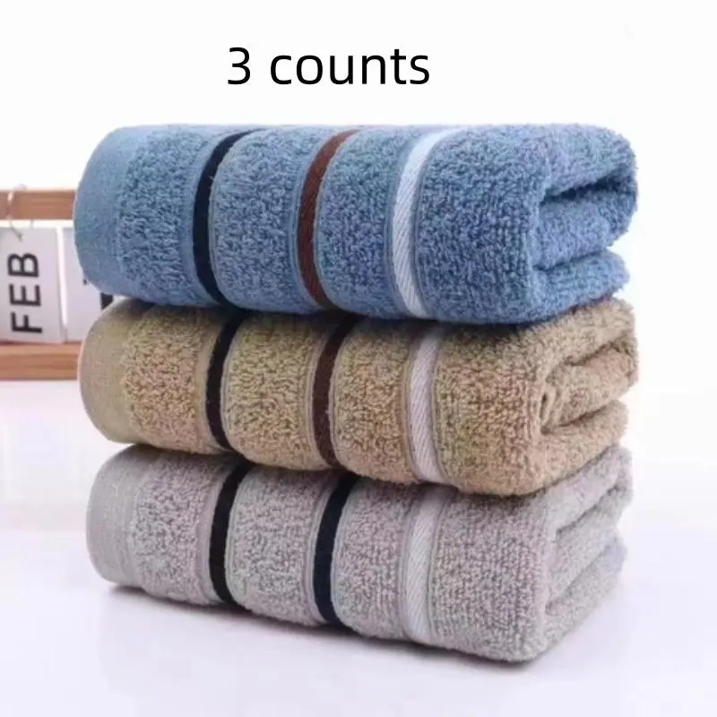 Luxury Soft Absorbent Premium Towel Set of 3, Perfect for Adults & Kids, Ideal Christmas Halloween Gift, Pure Cotton Home Use Face Cloths Handkerchiefs Bathroom Accessories Absorbent Thickened Towels Towel Sets for Bathroom