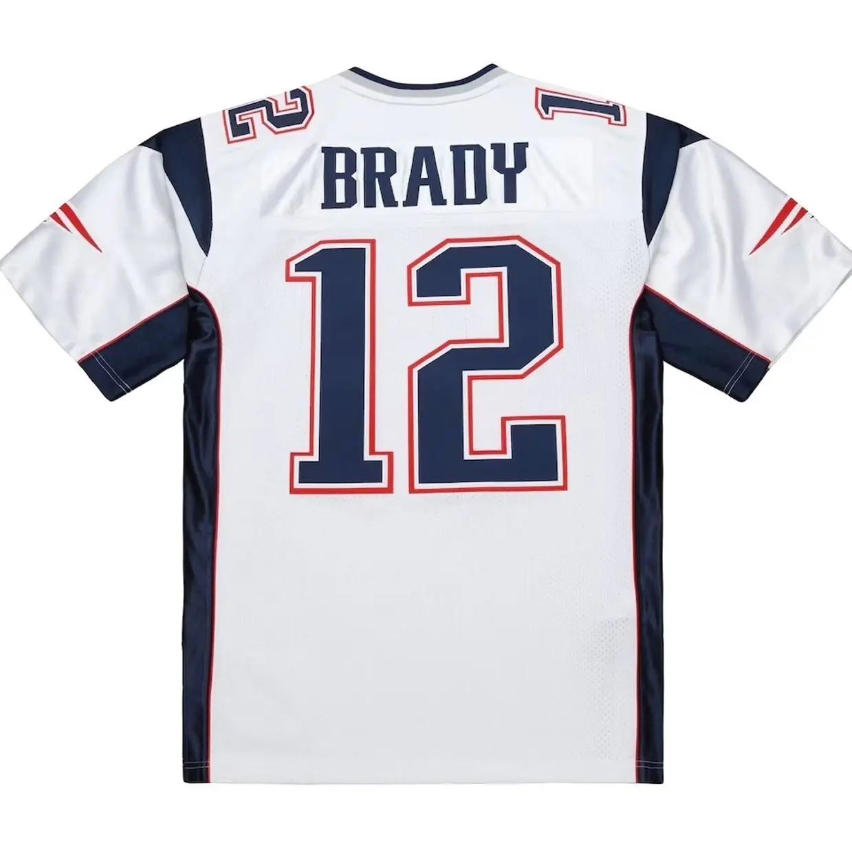 Unisex Football inspired by Brady 12 New England P2000 Big & Tall Legacy Replica Jersey - White