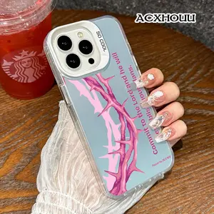Metallic Silver iPhone 17 16 E Pro Max Case Commit To The Lord Proverbs Art Colorful TPU Protective Cover for iPhone 15 Plus/14/13/12/11/XR/XS Fashion Design