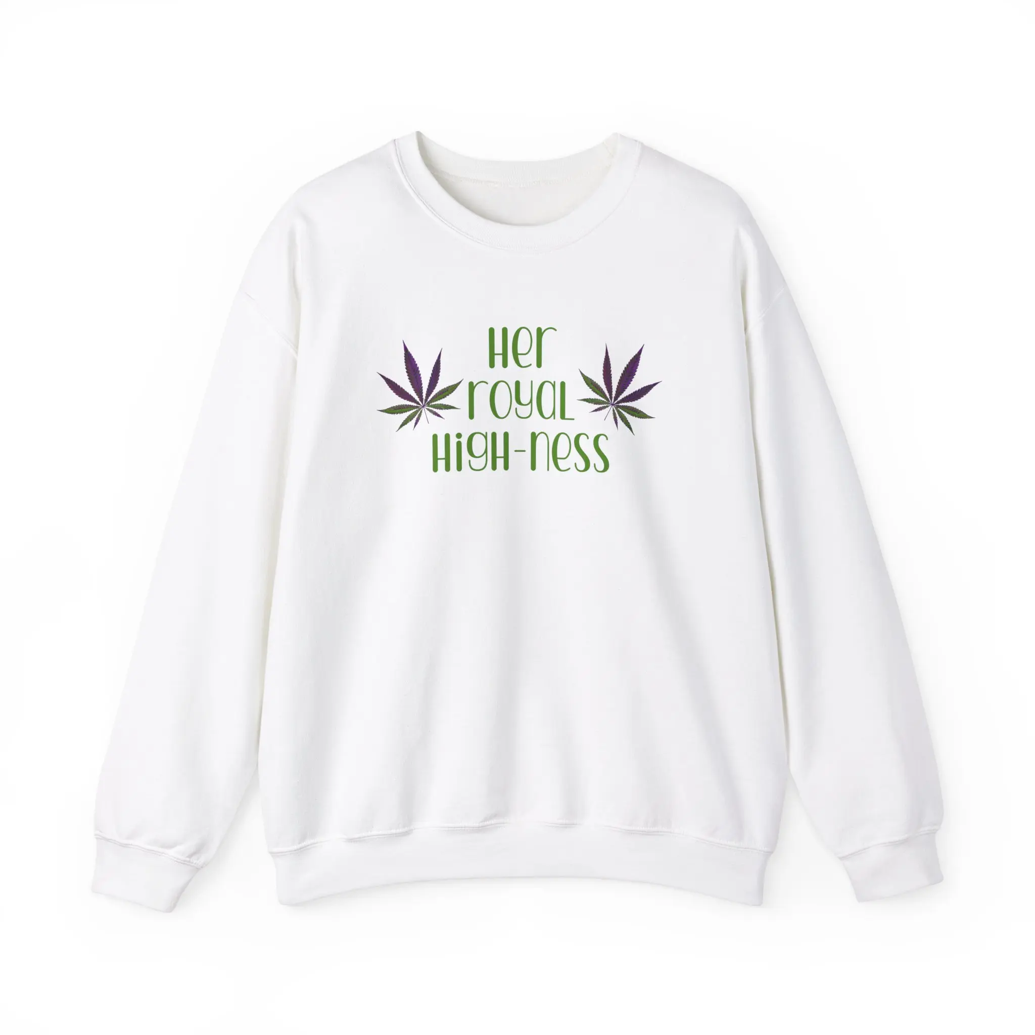 Marijuana Sweatshirt, weed shirt, gift for her, cannabis shirt, Unisex Heavy Blend Crewneck Sweatshirt funny women's sweater