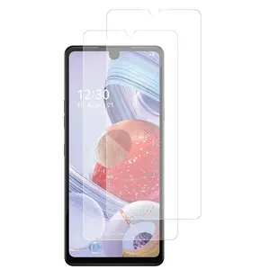 2x Tempered Glass for Samsung Galaxy A14 5G, Nakedcellphone 9H Hard Clear Screen Protector Guard [Scratch/Crack Saver] - Twin Pack