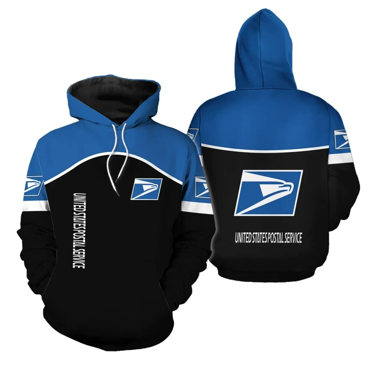 Vintage Casual USPS 3D Hoodie for Men and Women, Trendy 3D Hoodie, Cool Unisex Fashion Top
