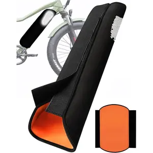 OutdoorEBike Battery Cover, (11.8-15.8in circumference) Reflective Battery Protective E-Bike at Night, Bicycle Thermal Cover Waterproof Dustproof Bag2026
