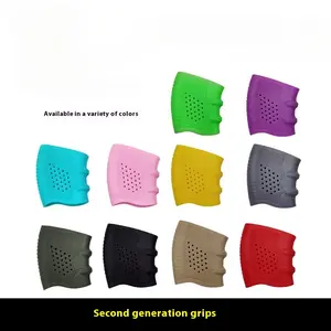 Universal Tactical Rubber Grip – Non-slip elastic grip, suitable for P320, Glock G17, P1, protective cover with shock absorption function.