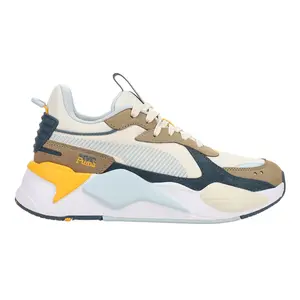 PUMA Womens Rs-X Run Along Lace Up Sneakers Shoes Casual - Blue, Off White