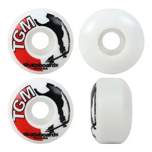 TGM Skateboard Wheels 52mm 99A White