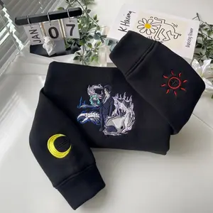 Embroidered Anime Sweatshirt, Skill Hunter-Inspired Hoodie, Bandit's Secret Sweater, Phantom Troupe Design, Perfect Gifts for Anime Lovers