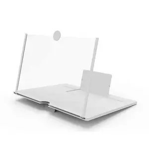 Phone Screen Magnifier, Eye Protection Anti-Radiation Blue Light Blocker, 3D HD Video Viewing Stand, Universal Zoom Mirror, Cellphone Stand, Mobile, Cell Phone Mount