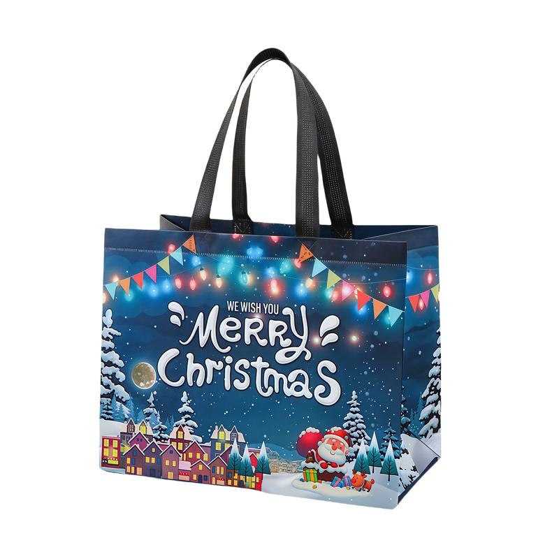 16PCS Christmas Gift Bags With Assorted Patterns. Reusable Non - Woven, Handle - Equipped. Ideal For New Year & Christmas Decor, Perfect For Holiday Gifting.Box Packs heavy-duty storage tote foldable shopping tote Water-Resistant market trip 16PCS Christmas Gift Bags With Assorted Patterns. Reusable Non - Woven, Handle - Equipped. Ideal For New Year & Christmas Decor, Perfect For Holiday Gifting.Box Packs heavy-duty storage tote foldable shopping tote Water-Resistant market trip