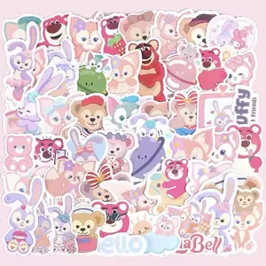 Disney Duffy and Friends 50pcs Stickers Creative Fun for Kids & Collectors Perfect for Journaling Scrapbooking & Everyday Items Endless Design Possibilities