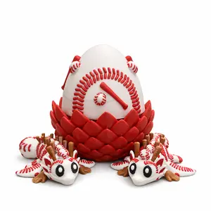 Dragon Egg Baseball Gift Idea for Men Boys Baseball Fans Sports Collectible Desk Decor Unique Gift for Dad Boyfriend Birthday Christmas Father’s Day Holiday Gift