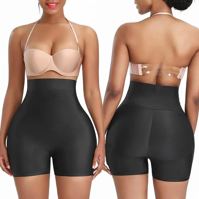High-waisted sponge hip lift pants Tummy tuck pants for women