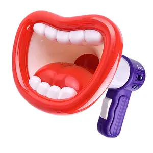 1 PCS Funny Voice Changer Amplifier, Creative Handheld Microphone Loudspeaker, Upgraded Multi-Channel Music Voice Changing Speaker - Suitable for Birthday Gifts, Christmas Gifts (2 AA Batteries Not Included)