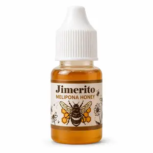 Miel Melipona 100% Natural Raw Stingless Bee Honey Jimerito – Pure Unfiltered Honey, Premium Gourmet Sweetener, Authentic Bee Honey Gift