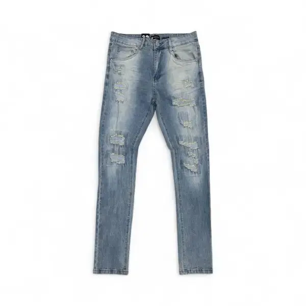 Waimea distress bleach wash denim