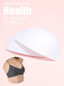 10pcs Reusable Soft Sponge Bra Pads - Invisible Anti-Protrusion Push-Up Cup Design, Cover Patches, Suitable for Bikinis and Summer Beachwear, Strapless Women's Bras, Seamless Inner Wear, Lightweight Lifting Pads, Discreet Everyday Underwear