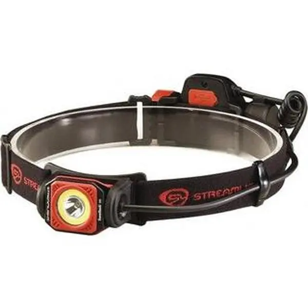 Streamlight LED Flashlight - White LED, 375 Lumens, Hands-Free Light, Black-Red Plastic Body, 1 x 3.7V Lithium-Ion Batteries Included, Adult Outdoor Camping Use, Model 51064 (Home Improvement, Outdoor Lighting)