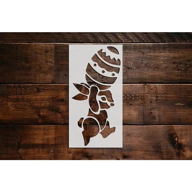 Easter Bunny and Egg Stencil - Art and Wall Stencil