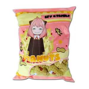 Spy X Family - Anya Forger And Peanuts Cookies Plush Pillow 16"H (6Pcs Peanut Dolls Inside)