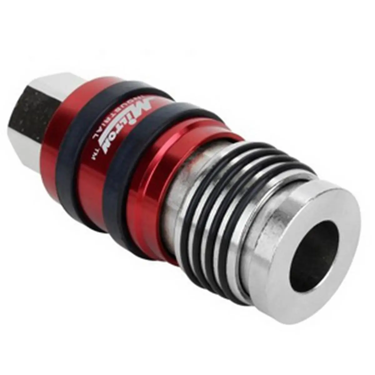 Milton G-Style Heavy-Duty Steel Safety Coupler, 0.5 in NPT Universal Fitting, G-Style 125 Pneumatic Tool Accessory for Cycling Outdoor Use, Hose Whip Prevention, Pneumatic Tools, 1/2" Npt Size