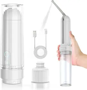 Portable Bidet for Travel, Electric Handheld Bidet Sprayer with Universal Adapter and 3  Options, Peri Bottle ,  High  Handheld Bidet for Women Men  Cleaning