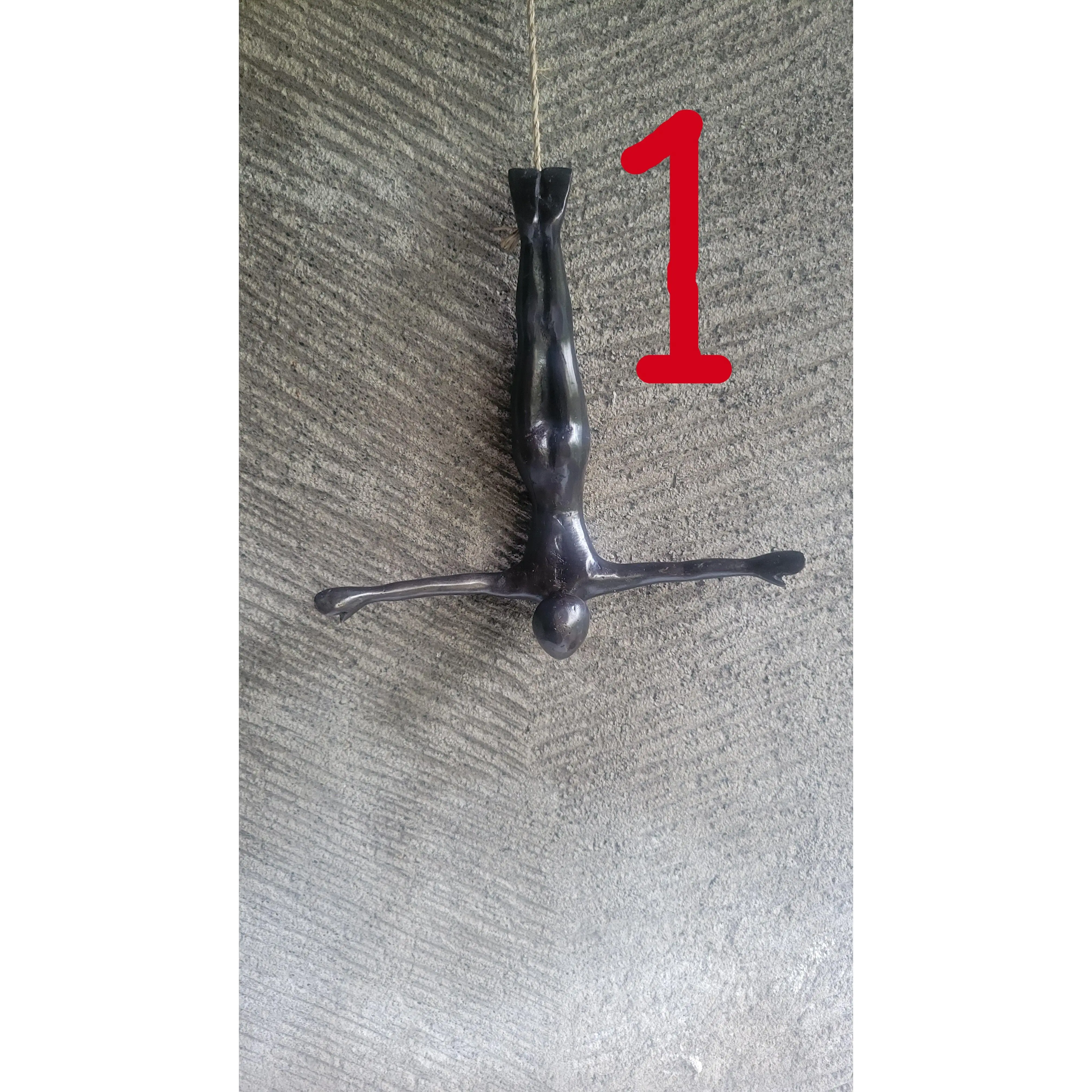 Acrobatic wall art, large solid bronze metal wall sculpture decor