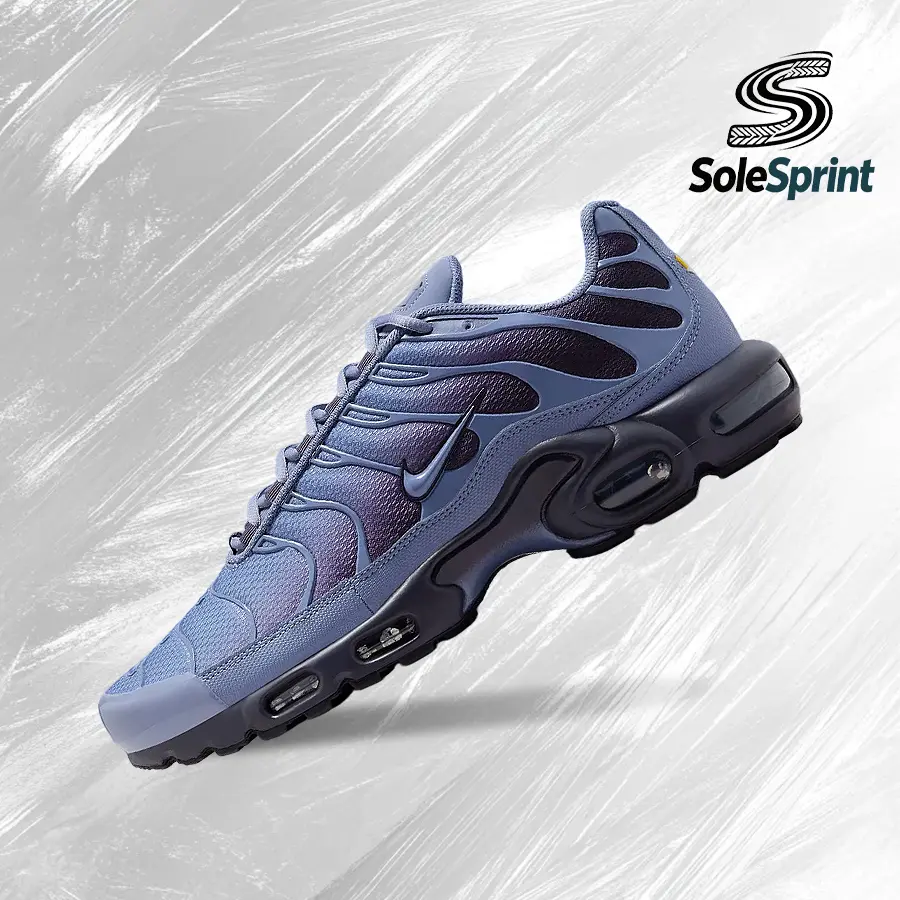 Nike Air Max Plus World Indigo Men's Lifestyle Sneakers - Runner Athletic Shoe, Vintage-Inspired, Shock-Absorbing Comfort, All Seasons, Back-to-School, DM0032-404