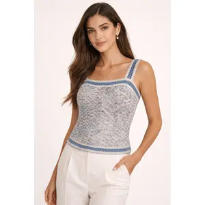 Missoni Crochet-Knit Camisole Tank – EU 42