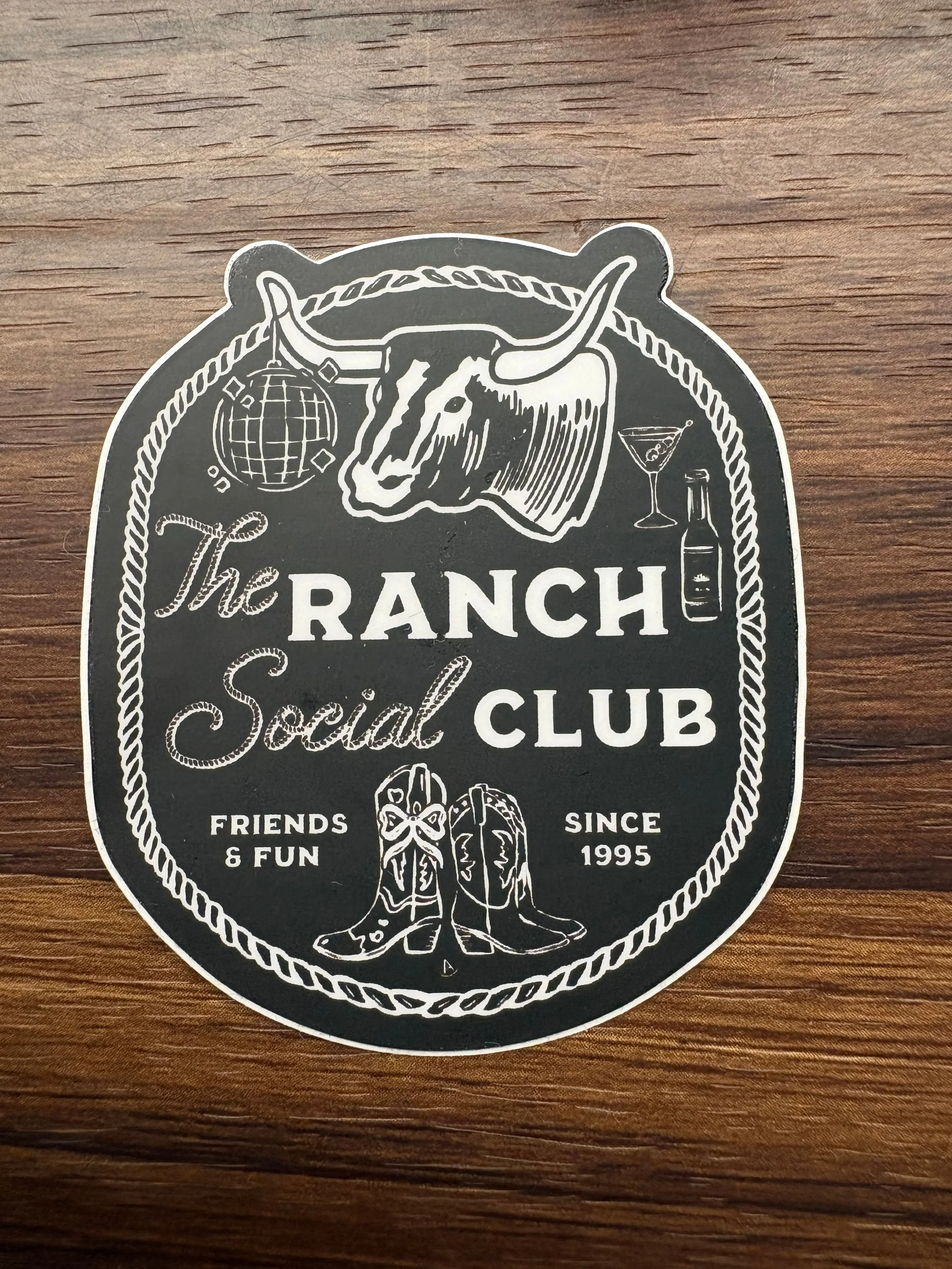 ranch club sticker