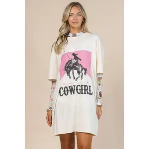 Long Live Cowgirl Oversized tTee