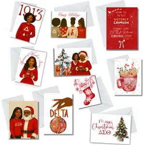 Delta Sigma Theta Christmas Card Variety Pack (10)