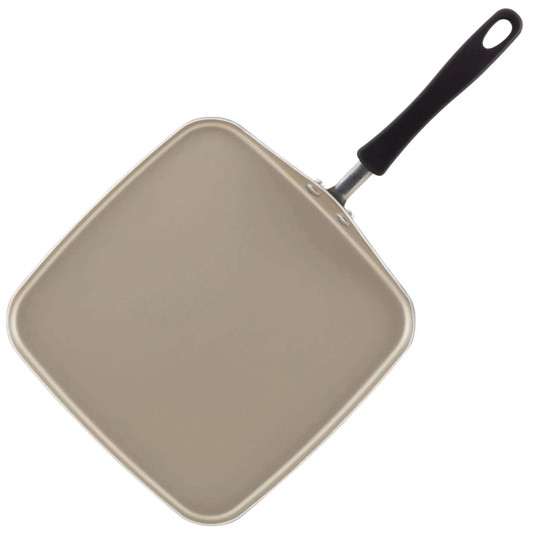 11-Inch Square Ceramic DiamondMax Nonstick Griddle Skillet Cookware, Non Stick Pans for Easy Food Release, Hassle-Free Cleanup
