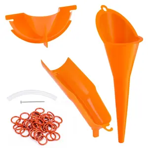 Oil Change Kit for Harley, 50Pcs O-Ring Primary Drain Plugs, Crankcase Fill Funnel, Primary Case and Drip Free Oil Filter Funnel, Oil Funnels Set for Harley Davidson Accessories