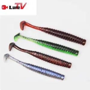 Diamond Tail Soft Bait Salted Smelly Fishing Lure for Bass Catfish Crucian Carp Military Fish Pike, Effective Fishing Gear