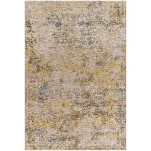 Chas Beige Rich Textured Traditional Rug